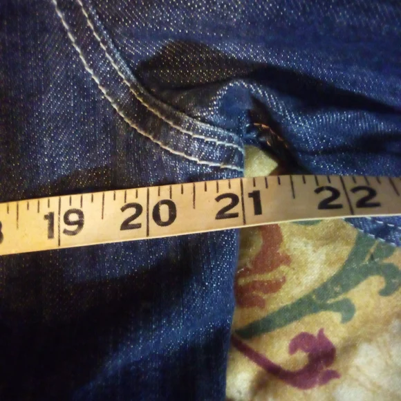 Artful Dodger (DEATH OF A CRAFTSMAN) Raw Blue Embroidered Denim Jacket Men's 2XL - Picture 12 of 16